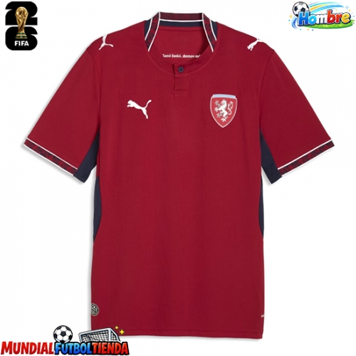 Camiseta República Checa Primera Equipación Replica Mundial 2026 mangas cortas